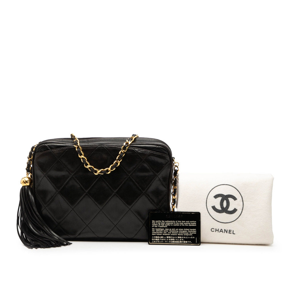 Pre-Loved Chanel CC Quilted Lambskin Tassel Camera Bag - Picture 10 of 10